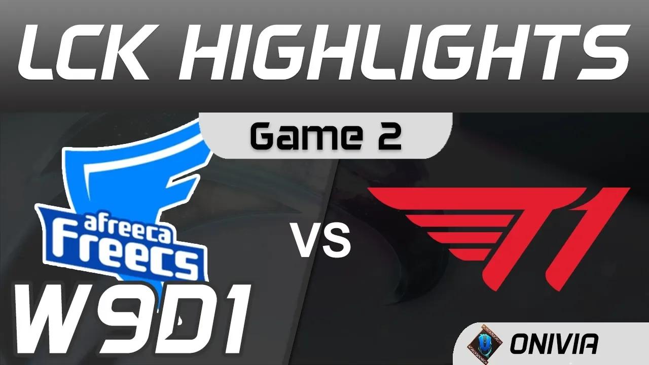 AF vs T1 Highlights Game 2 LCK Spring 2020 W9D1 Afreeca Freecs vs T1 LCK Highlights 2020 by Onivia thumbnail