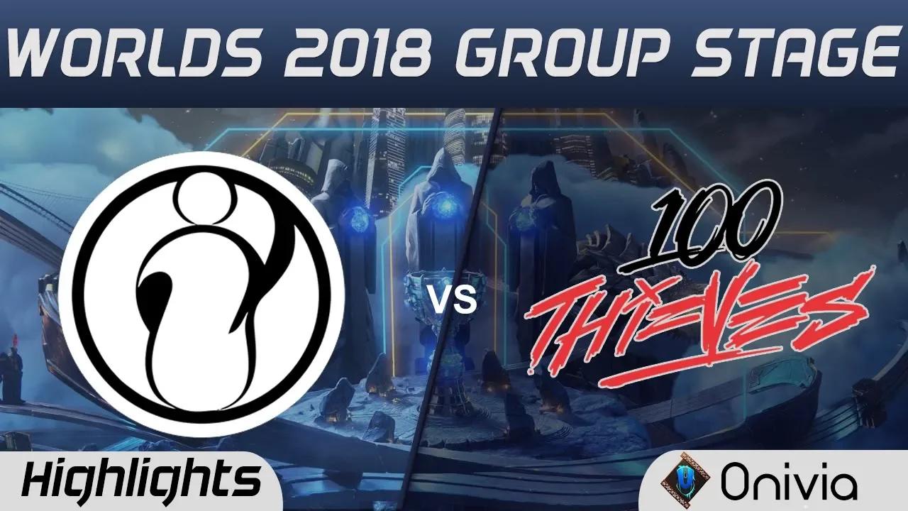 IG vs 100 Highlights Worlds 2018 Group Stage Invictus Gaming vs 100 Thieves by Onivia thumbnail