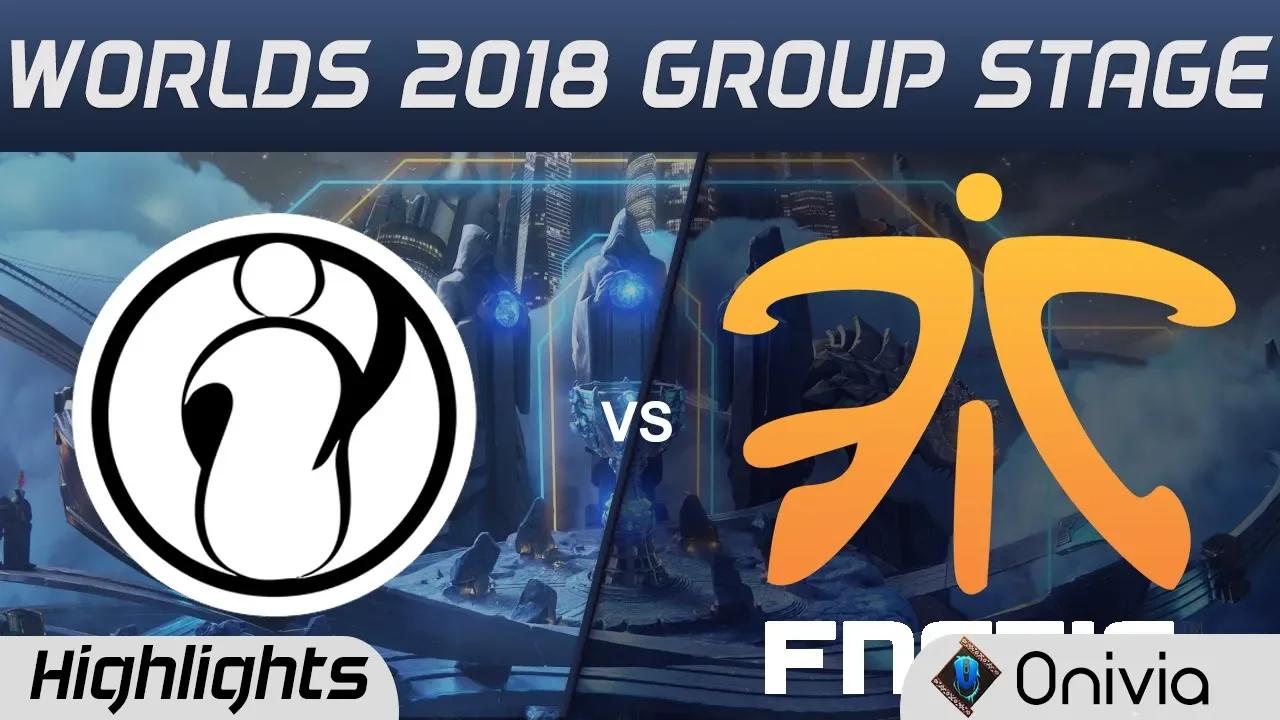 IG vs FNC Highlights Worlds 2018 Group Stage Invictus Gaming vs Fnatic by Onivia thumbnail