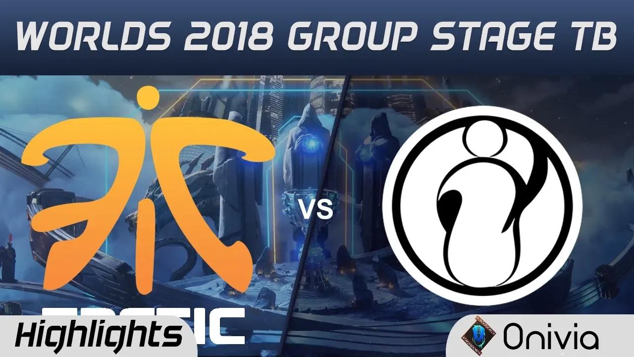 FNC vs IG Tiebreaker Highlights Worlds 2018 Group Stage Fnatic vs Invictus Gaming by Onivia thumbnail