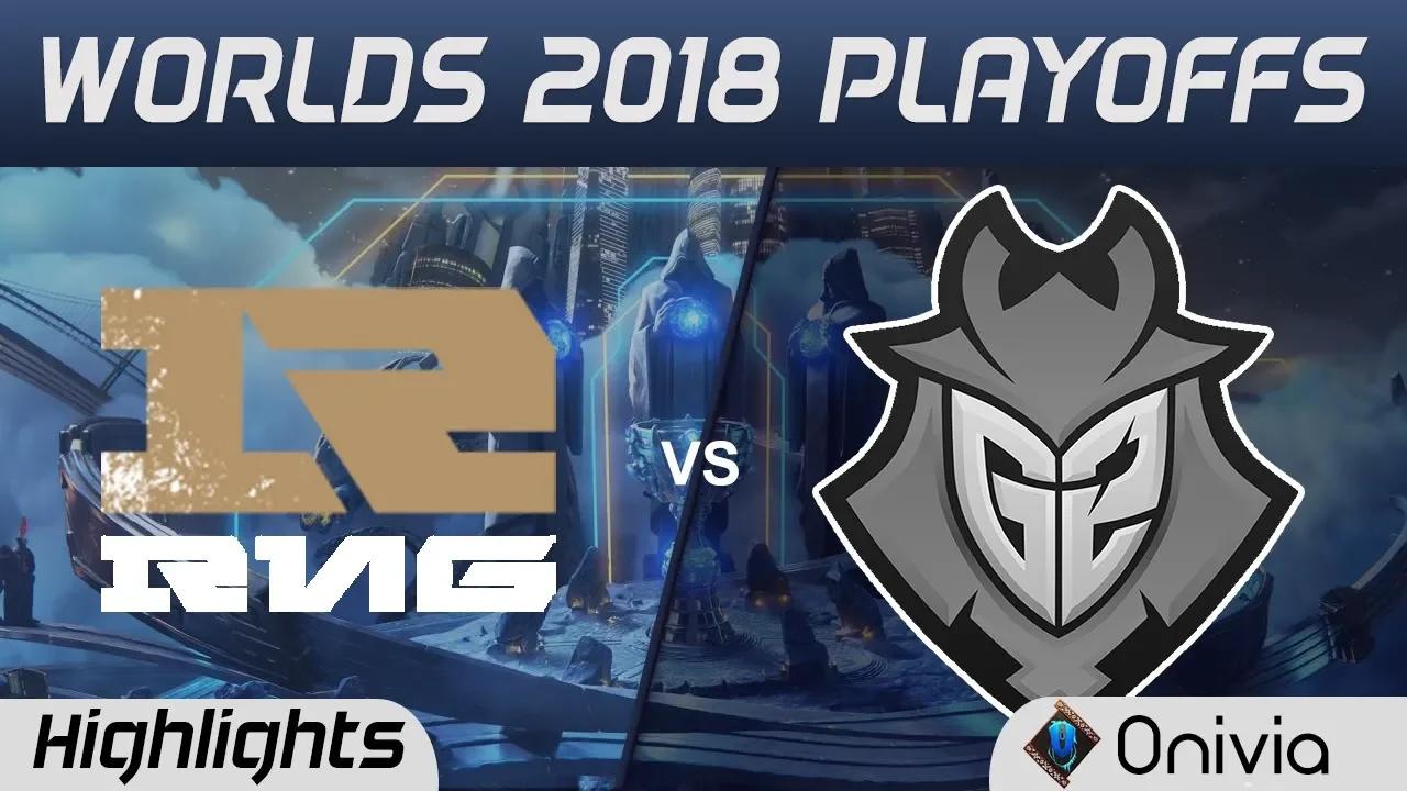 RNG vs G2 Game 1 Highlights Worlds 2018 Playoffs Royal Never Give Up vs G2 Esports by Onivia thumbnail