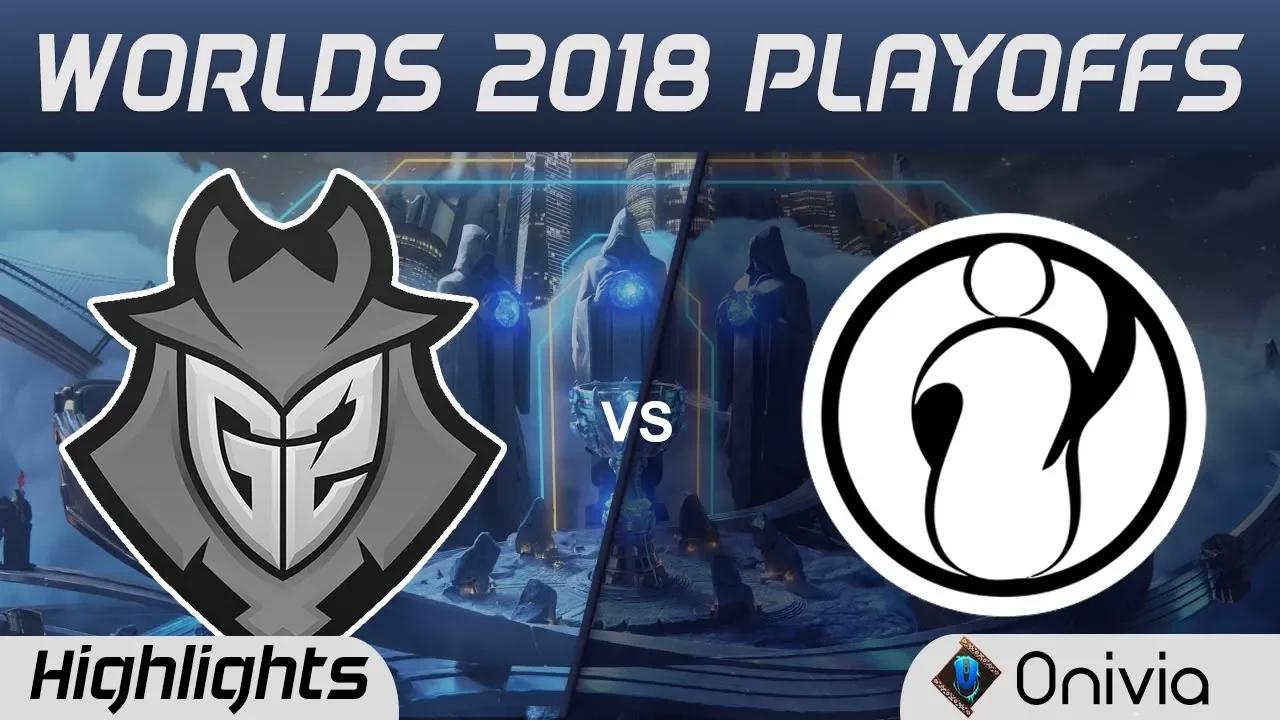 G2 vs IG Game 2 Highlights Worlds 2018 Playoffs G2 Esports vs Invictus Gaming by Onivia thumbnail