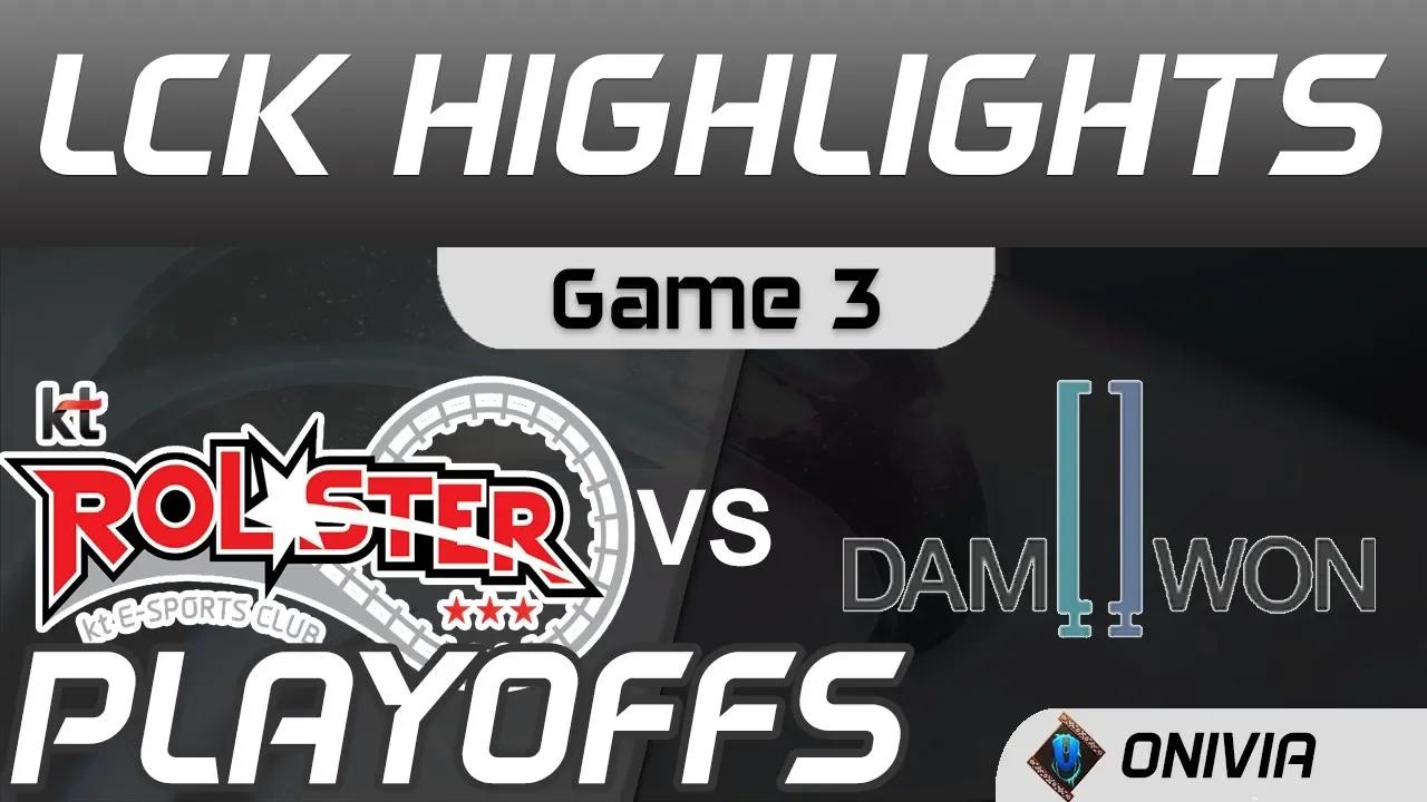 KT vs DWG Highlights Game 3 Round1 LCK Spring 2020 KT Rolster vs DAMWON Gaming LCK Highlights 2020 b thumbnail