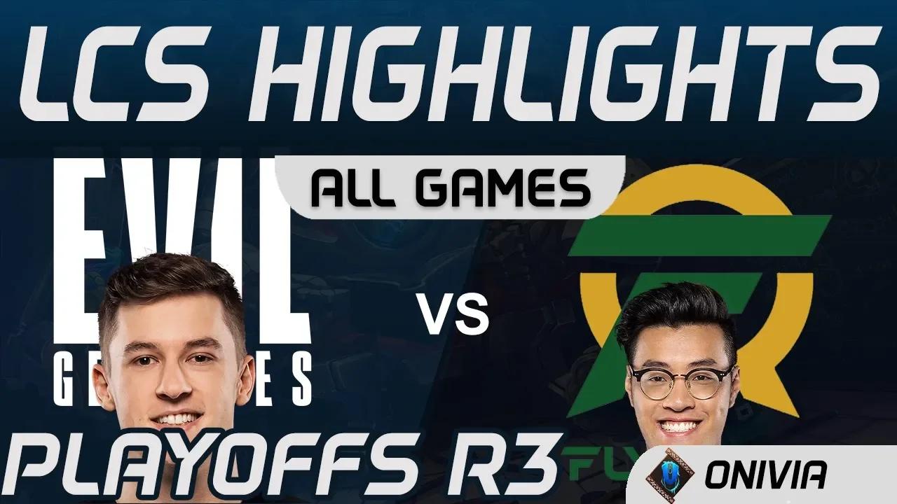 EG vs FLY Highlights ALL GAMES Playoffs R3 LCS Spring 2020 Evil Geniuses vs Flyquest by Onivia thumbnail