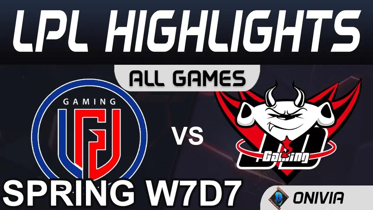 LGD vs JDG Highlights ALL GAMES LPL Spring 2020 W7D7 LGD Gaming vs JD Gaming by Onivia thumbnail