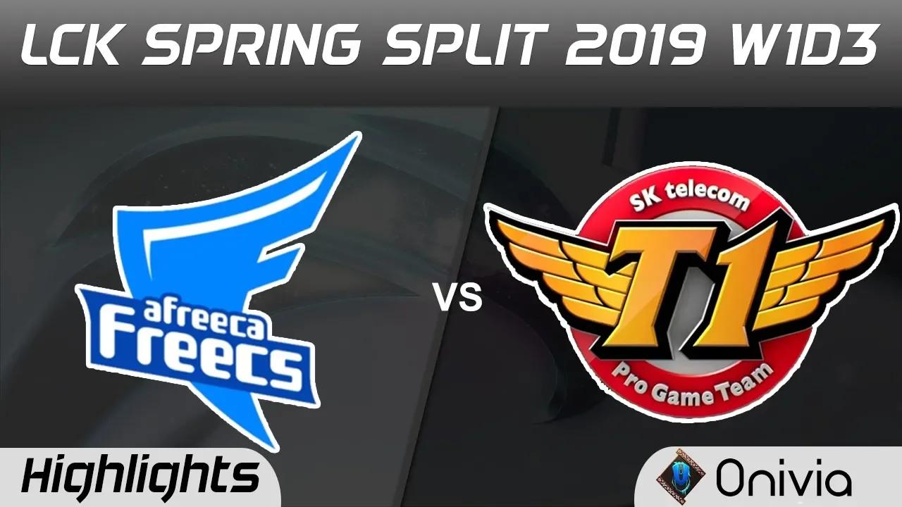 AFS vs SKT Highlights Game 2 LCK Spring 2019 W1D3 Afreeca Freecs vs SK Telecom T1 by Onivia thumbnail