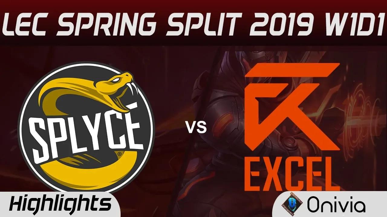 SPY vs XL Highlights LEC Spring Split 2019 Splyce vs Excel Esports By Onivia thumbnail