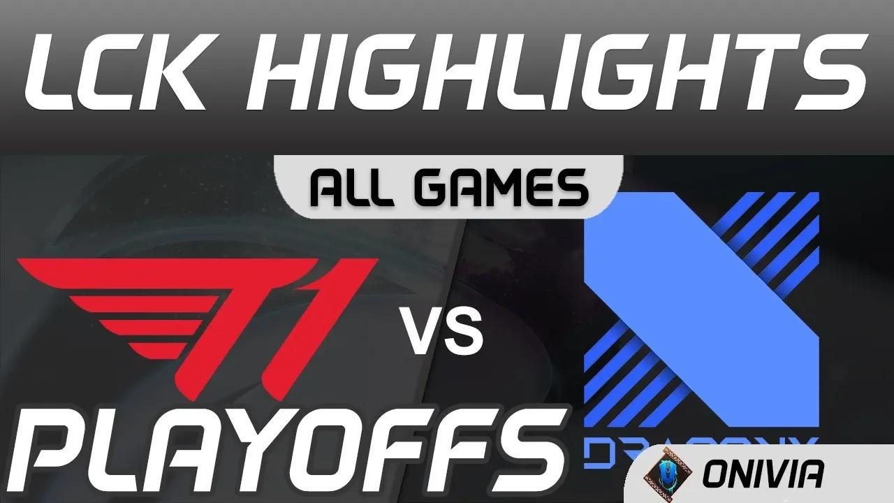 T1 vs DRX ALL GAMES Highlights Round3 LCK Spring Playoffs 2020 T1 vs DragonX by Onivia thumbnail