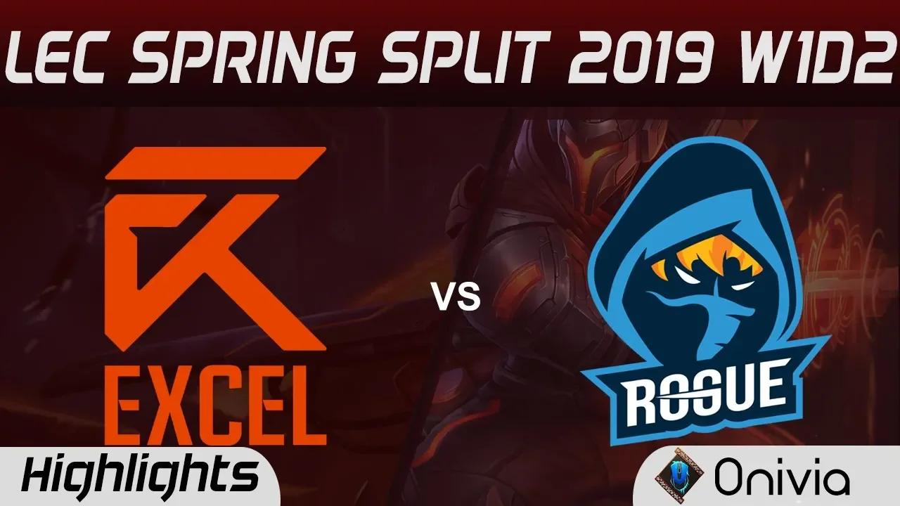 XL vs RGE Highlights LEC Spring Split 2019 Excel Esports vs Rogue By Onivia thumbnail