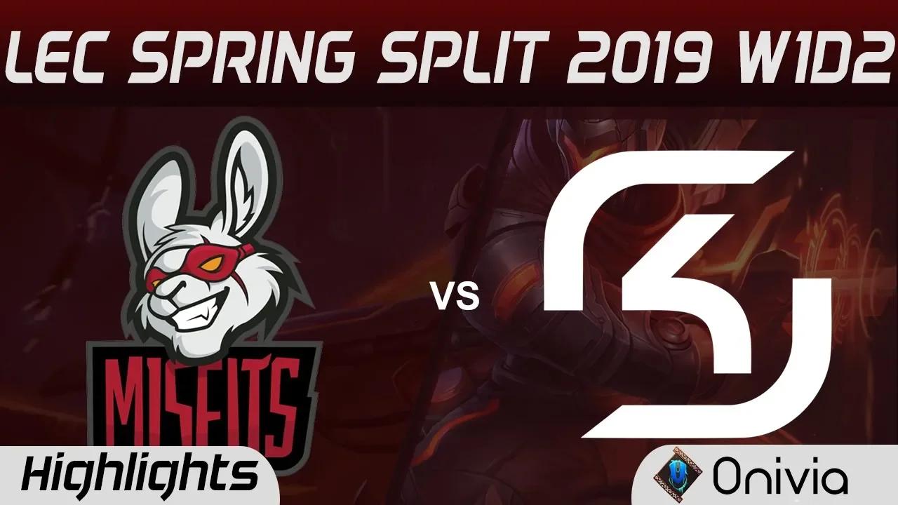 MSF vs SK Highlights LEC Spring Split 2019 Misfits Gaming vs SK Gaming By Onivia thumbnail