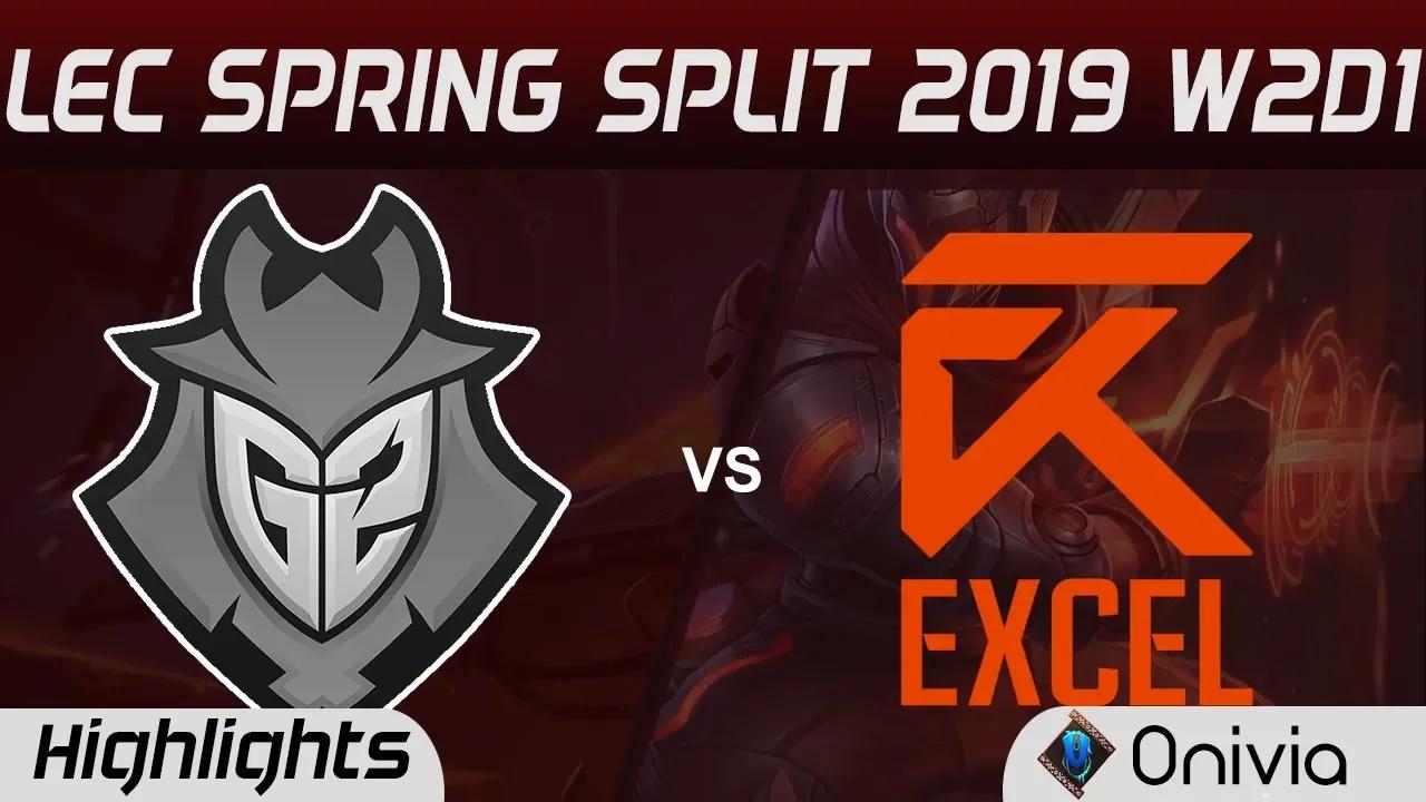 G2 vs XL Highlights LEC Spring Split 2019 W2D1 G2 Esports vs Excel Esports By Onivia thumbnail