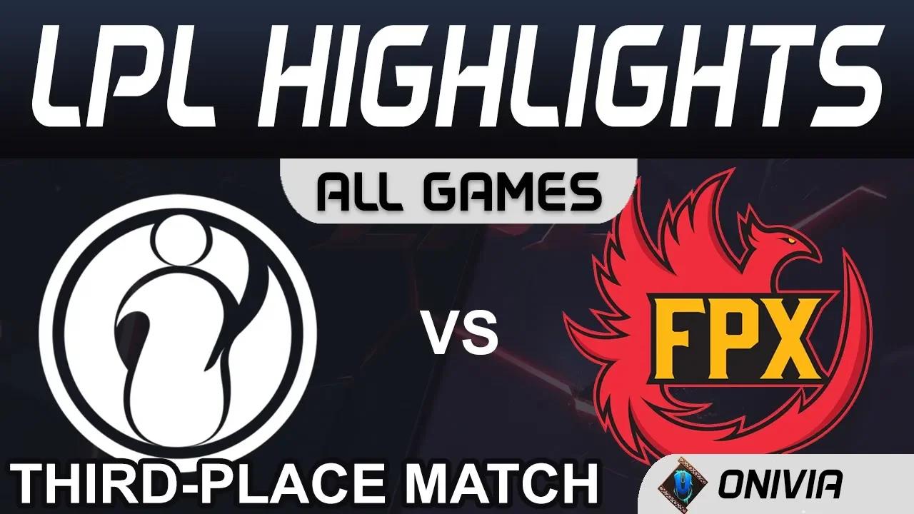 IG vs FPX ALL GAMES Highlights Third Place Match LPL Spring Playoffs 2020 Invictus Gaming vs FunPlus thumbnail