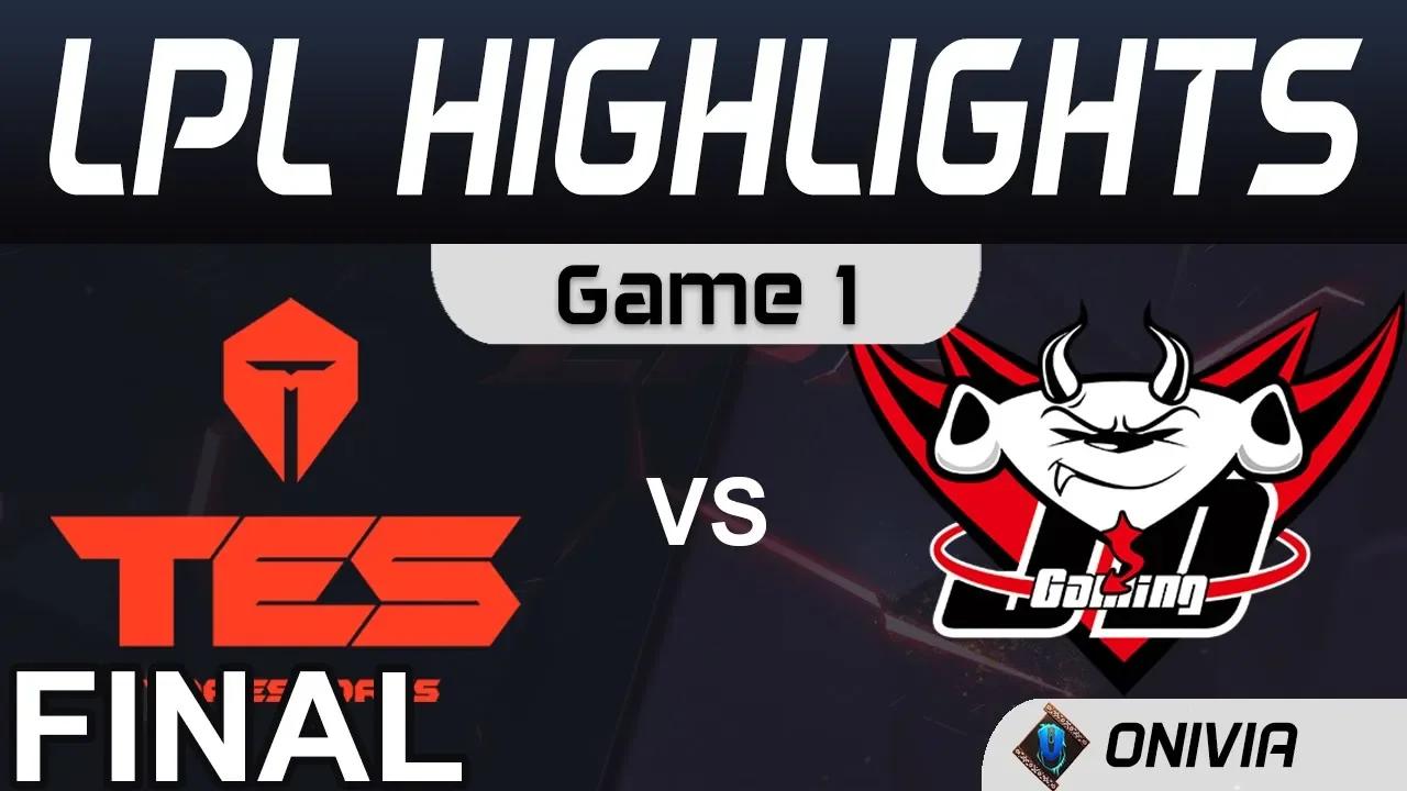 TES vs JDG Highlights Game 1 GRAND FINAL LPL Spring Playoffs 2020 TopEsports vs JD Gaming by Onivia thumbnail