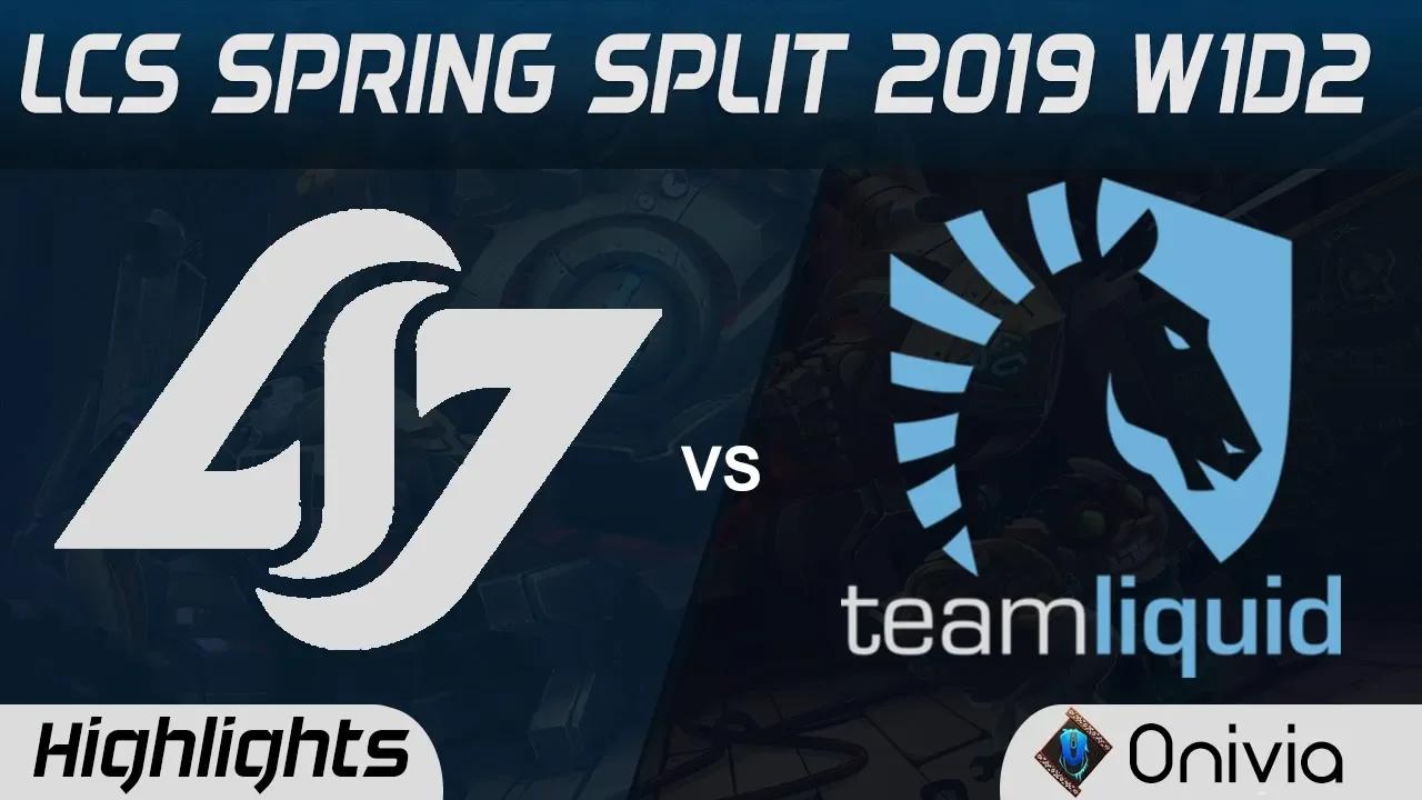 CLG vs TL Highlights LCS Spring Split 2019 W1D2 Counter Logic Gaming vs Team Liquid by Onivia thumbnail