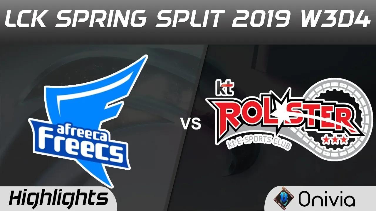 AFS vs KT Highlights Game 2 LCK Spring 2019 W3D4 Afreeca Freecs vs KT Rolster by Onivia thumbnail