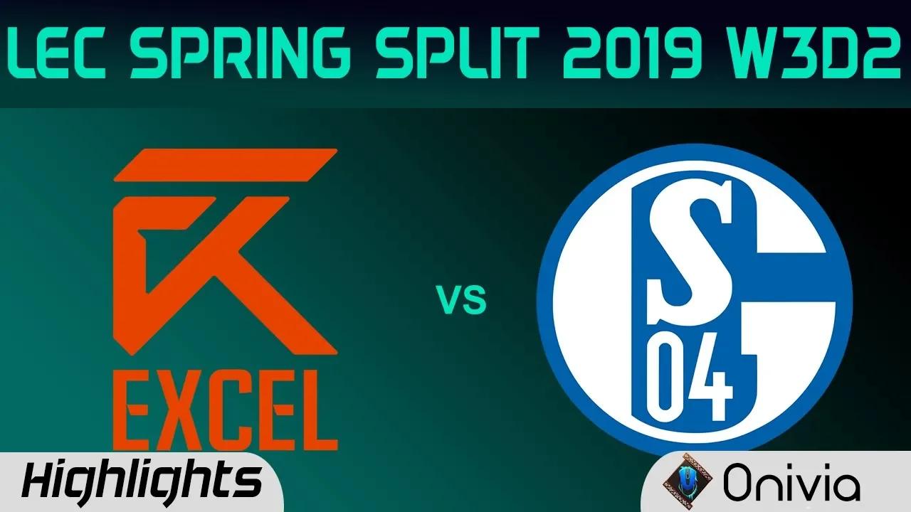 XL vs S04 Highlights LEC Spring Split 2019 W3D2 Excel Gaming vs Schalke04 By Onivia thumbnail