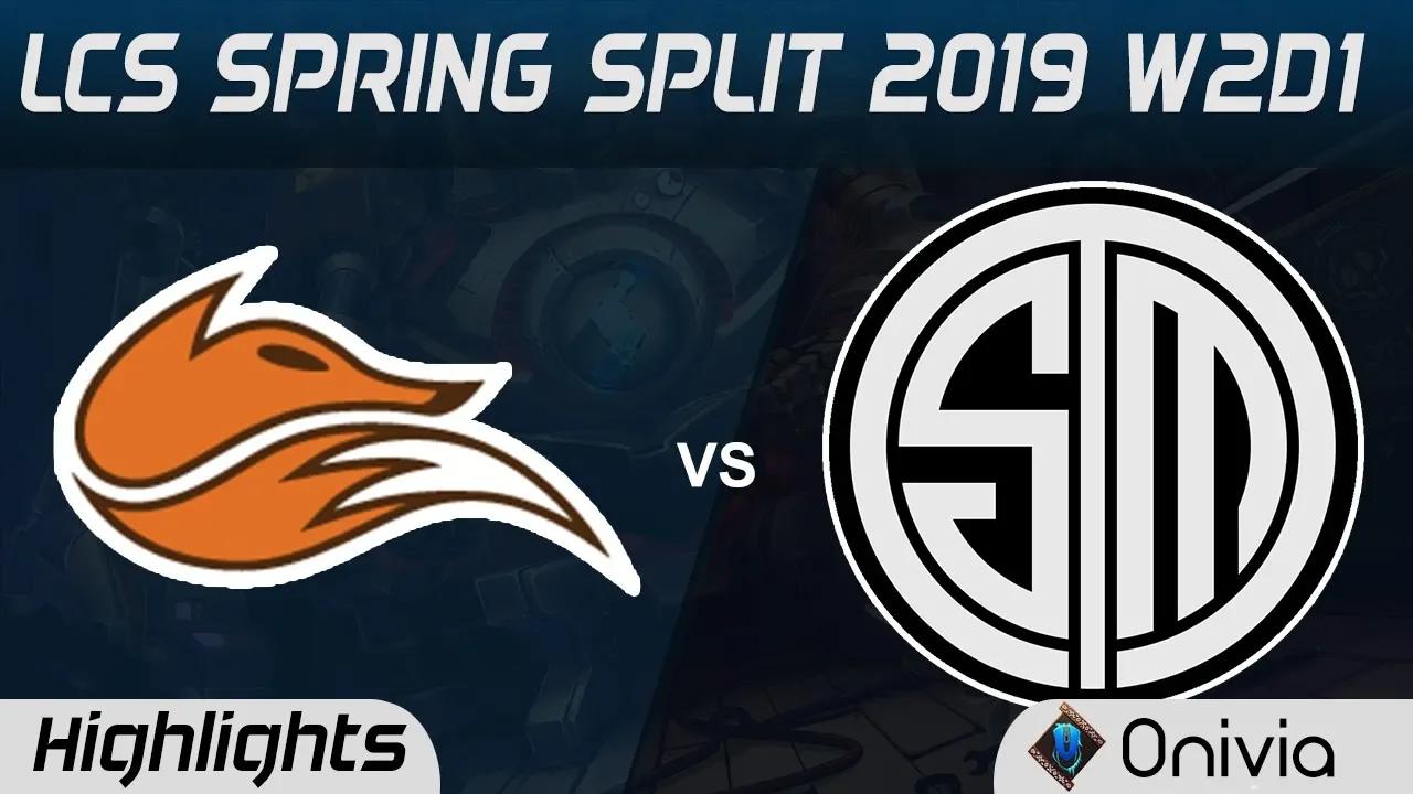 FOX vs TSM Highlights LCS Spring Split 2019 W2D1 Echo Fox vs Team Solo Mid by Onivia thumbnail