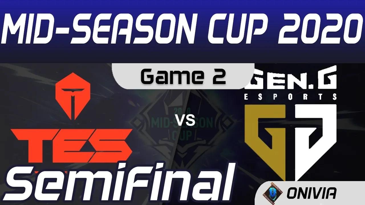 TES vs GEN Highlights Game 2 Day 3 Mid Season Cup 2020 Semifinals Top Esports vs Gen G by Onivia thumbnail