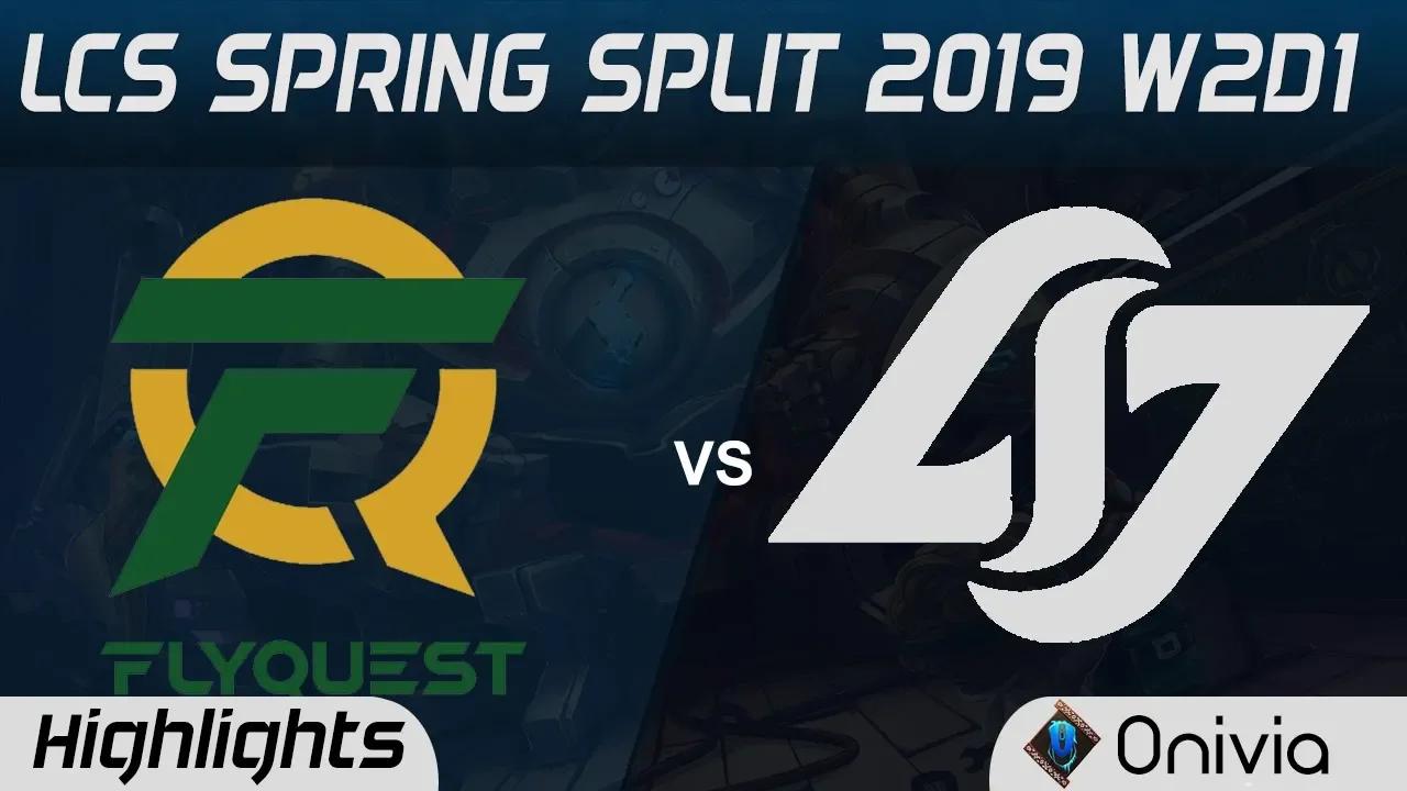 FLY vs CLG Highlights LCS Spring Split 2019 W2D1 Flyquest vs Counter Logic Gaming by Onivia thumbnail