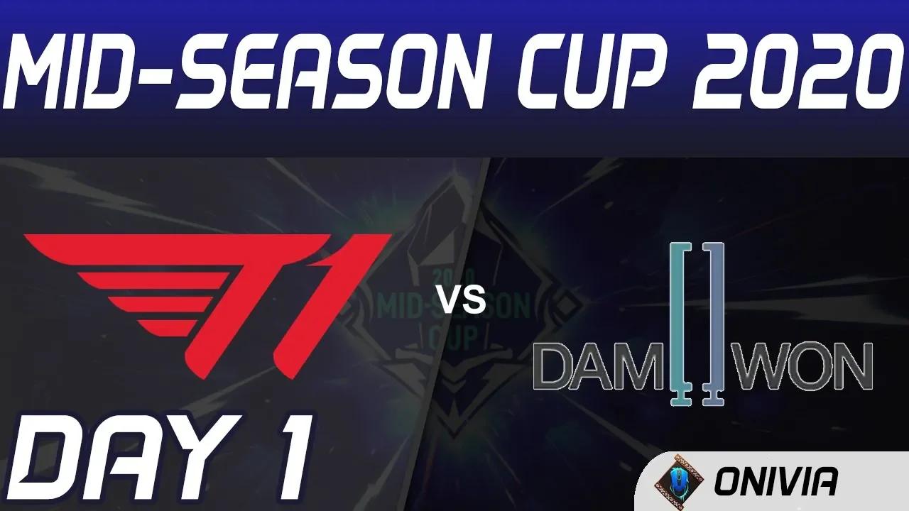 T1 vs DWG Highlights Day 1 Mid Season Cup 2020 T1 vs Damwon Gaming by Onivia thumbnail