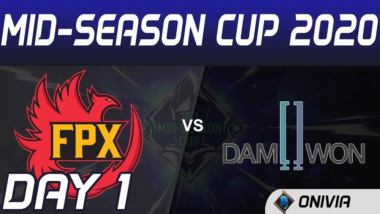 FPX vs DWG Highlights Day 1 Mid Season Cup 2020 FunPlus Phoenix vs Damwon Gaming by Onivia thumbnail