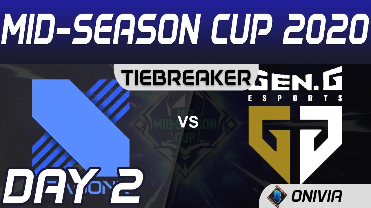 DRX vs GEN Tiebreaker Highlights Day 2 Mid Season Cup 2020 DragonX vs Gen G by Onivia thumbnail