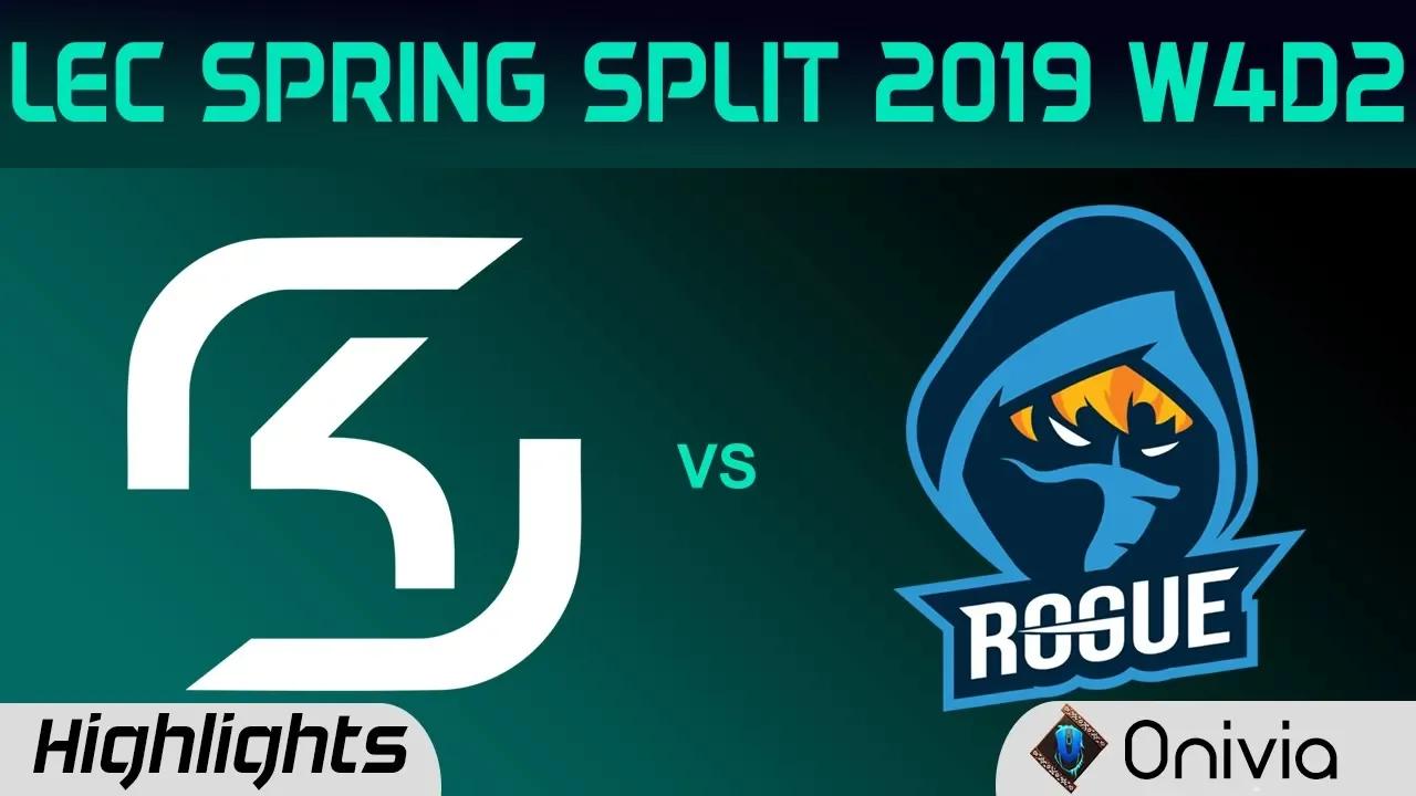 SK vs RGE Highlights LEC Spring Split 2019 W4D2 SK Gaming vs Rogue By Onivia thumbnail