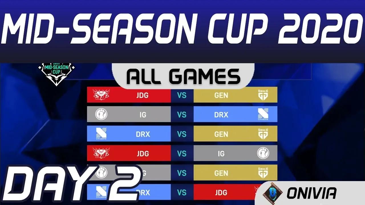 MSC 2020 Highlights Day2 Mid Season Cup All Games By Onivia thumbnail