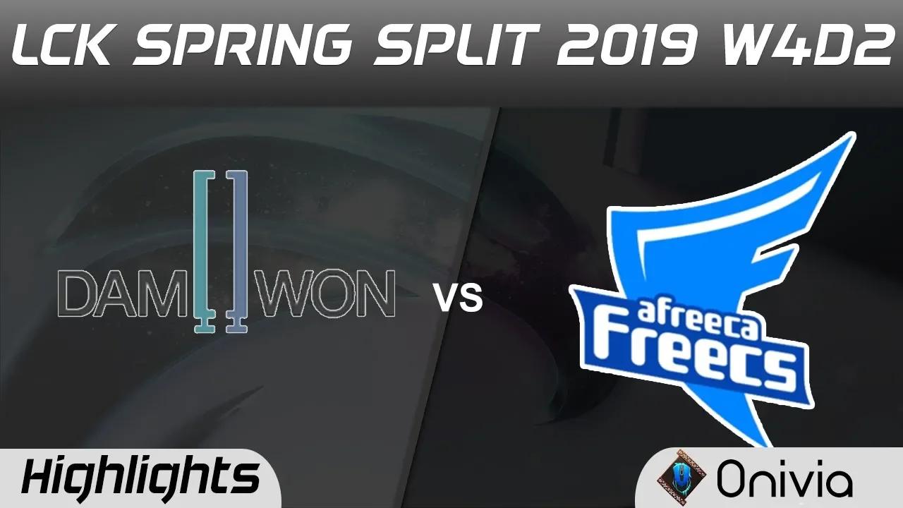 DMW vs AFS Highlights Game 1 LCK Spring 2019 W4D2 Damwon Gaming vs Afreeca Freecs by Onivia thumbnail