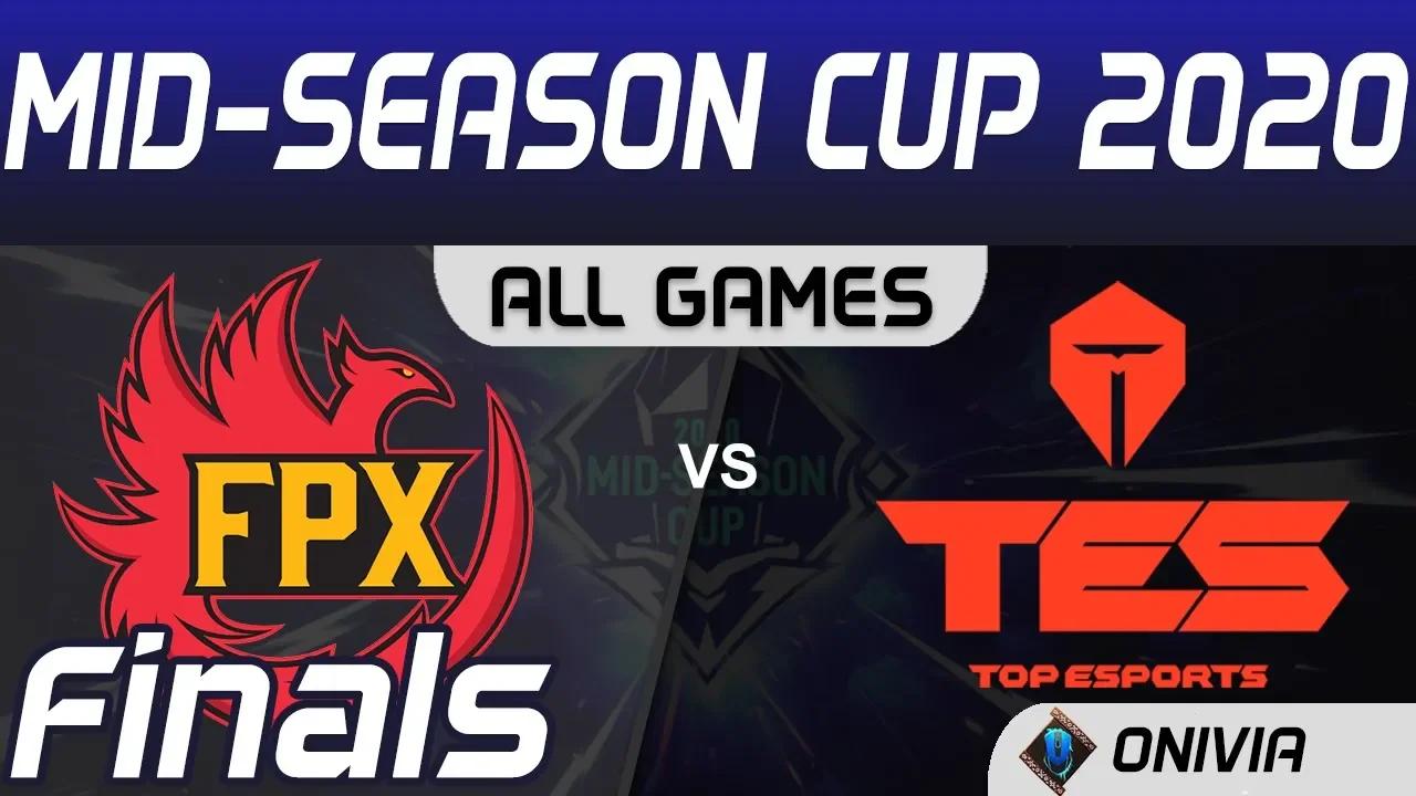 FPX vs TES Highlights ALL GAMES Day 4 Mid Season Cup 2020 Finals FunPlus Phoenix vs Top Esports by O thumbnail