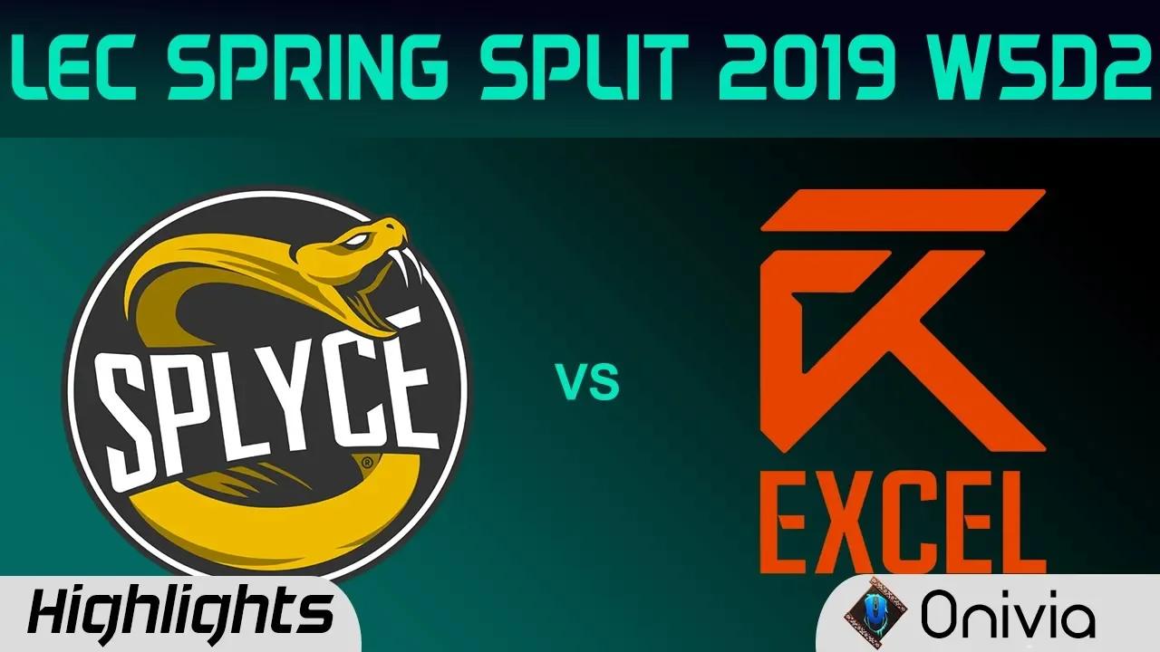 SPY vs XL Highlights LEC Spring Split 2019 W5D2 Splyce vs Excel Esports By Onivia thumbnail