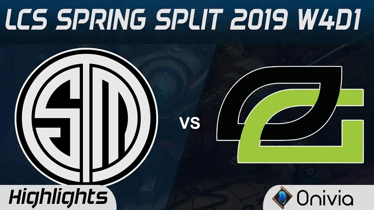 TSM vs OPT Highlights LCS Spring Split 2019 W4D1 Team Solo Mid vs Optic Gaming by Onivia thumbnail