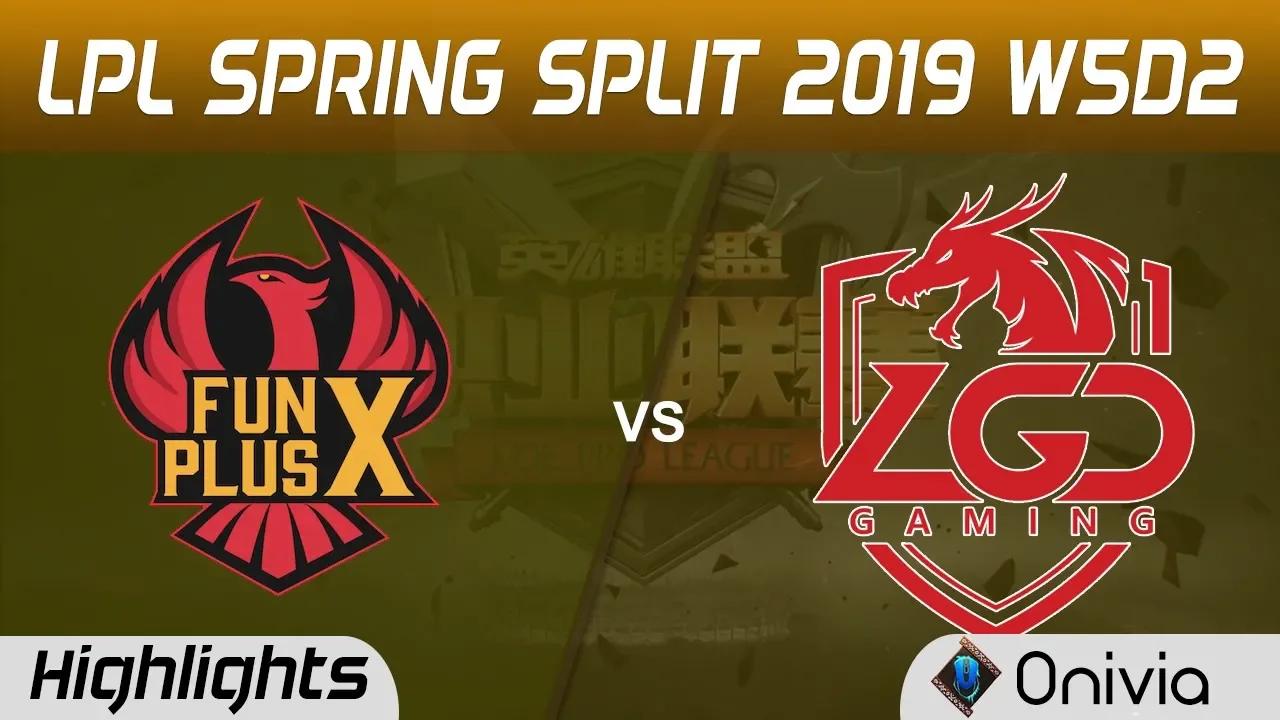 FPX vs LGD Highlights Game 2 LPL Spring 2019 W5D2 Funplus Phoenix vs LGD Gaming by Onivia thumbnail