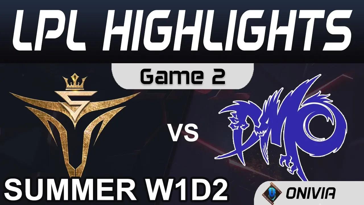 V5 vs DMO Highlights Game 2 LPL Summer Season 2020 W1D2 Victory Five vs Dominus Esports by Onivia thumbnail