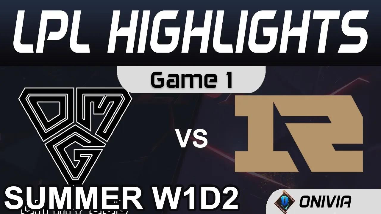 OMG vs RNG Highlights Game 1 LPL Summer Season 2020 W1D2 Oh My God vs Royal Never Give Up by Onivia thumbnail