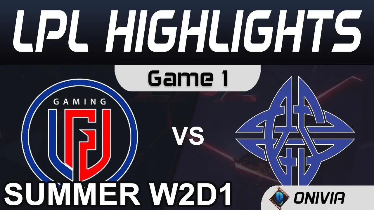 LGD vs ES Highlights Game 1 LPL Summer Season 2020 W2D1 LGD Gaming vs eStar Gaming by Onivia thumbnail