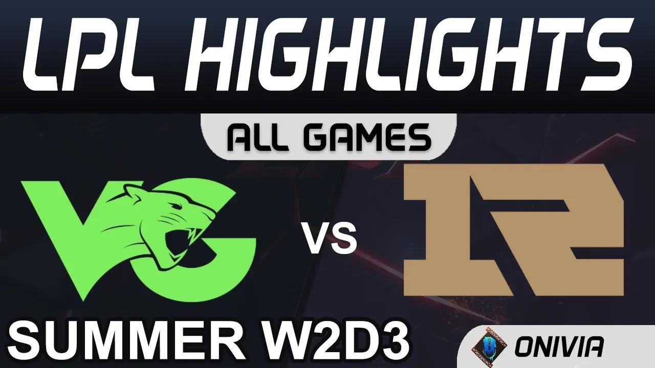 VG vs RNG Highlights ALL GAMES LPL Summer Season 2020 W2D3 Vici Gaming vs Royal Never Give Up by Oni thumbnail