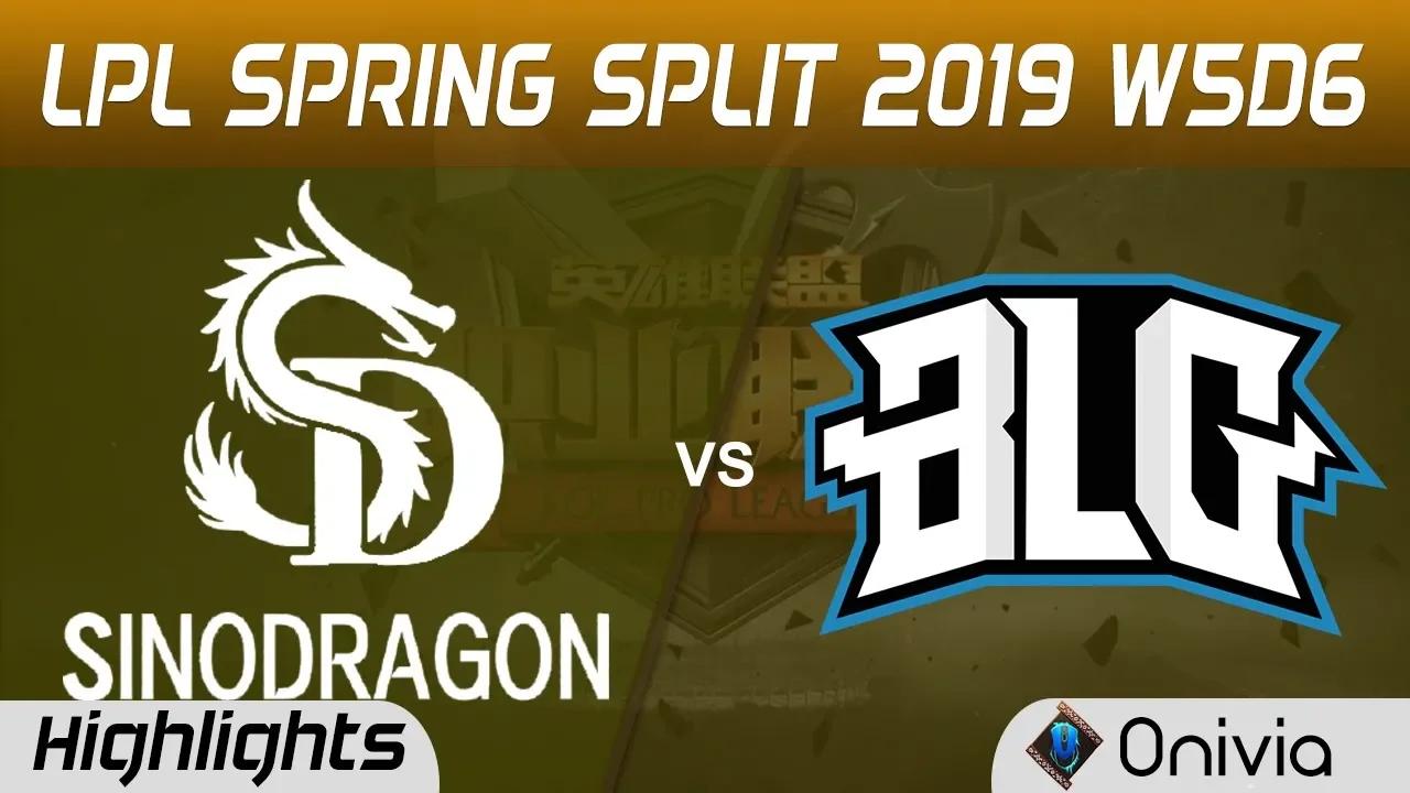 SDG vs BLG Highlights Game 1 LPL Spring 2019 W5D6 SinoDragon Gaming vs Bilibili Gaming by Onivia thumbnail