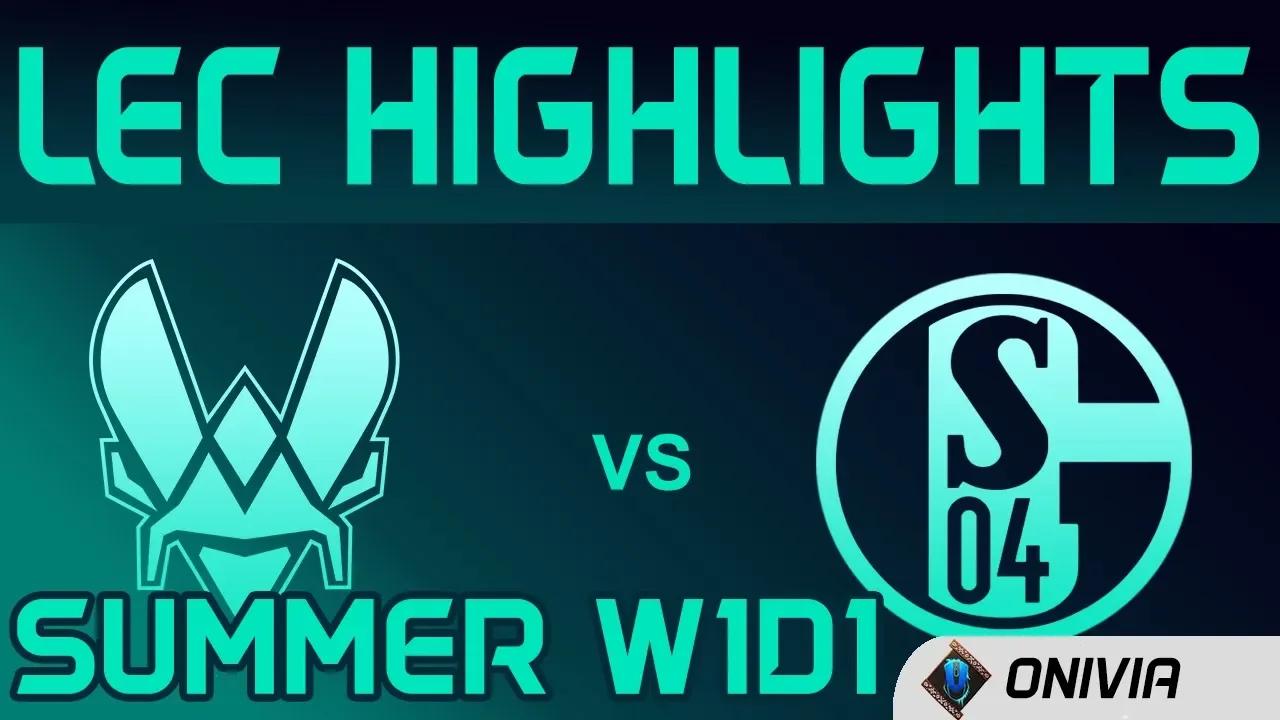 VIT vs S04 Highlights LEC Summer 2020 W1D1 Team Vitality vs FC Schalke04 LEC Highlights by Onivia thumbnail