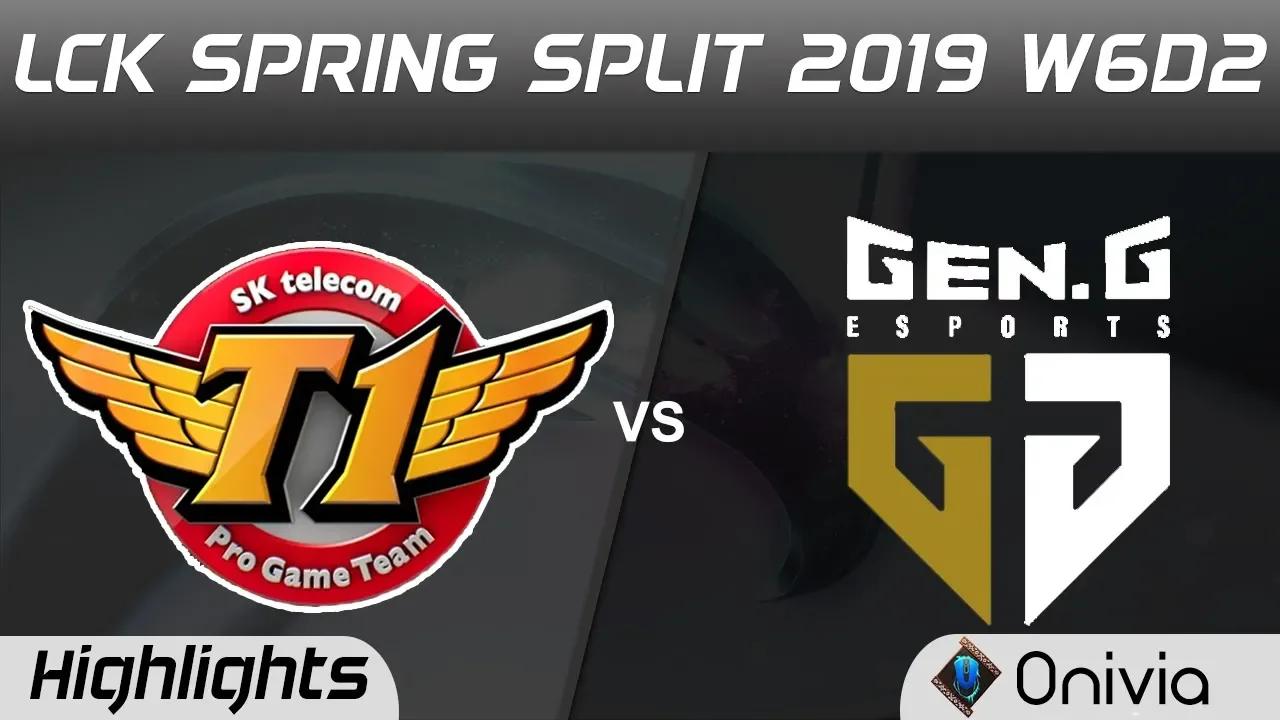 SKT vs GEN Highlights Game 2 LCK Spring 2019 W6D2 SK Telecom T1 vs Gen G Esports by Onivia thumbnail