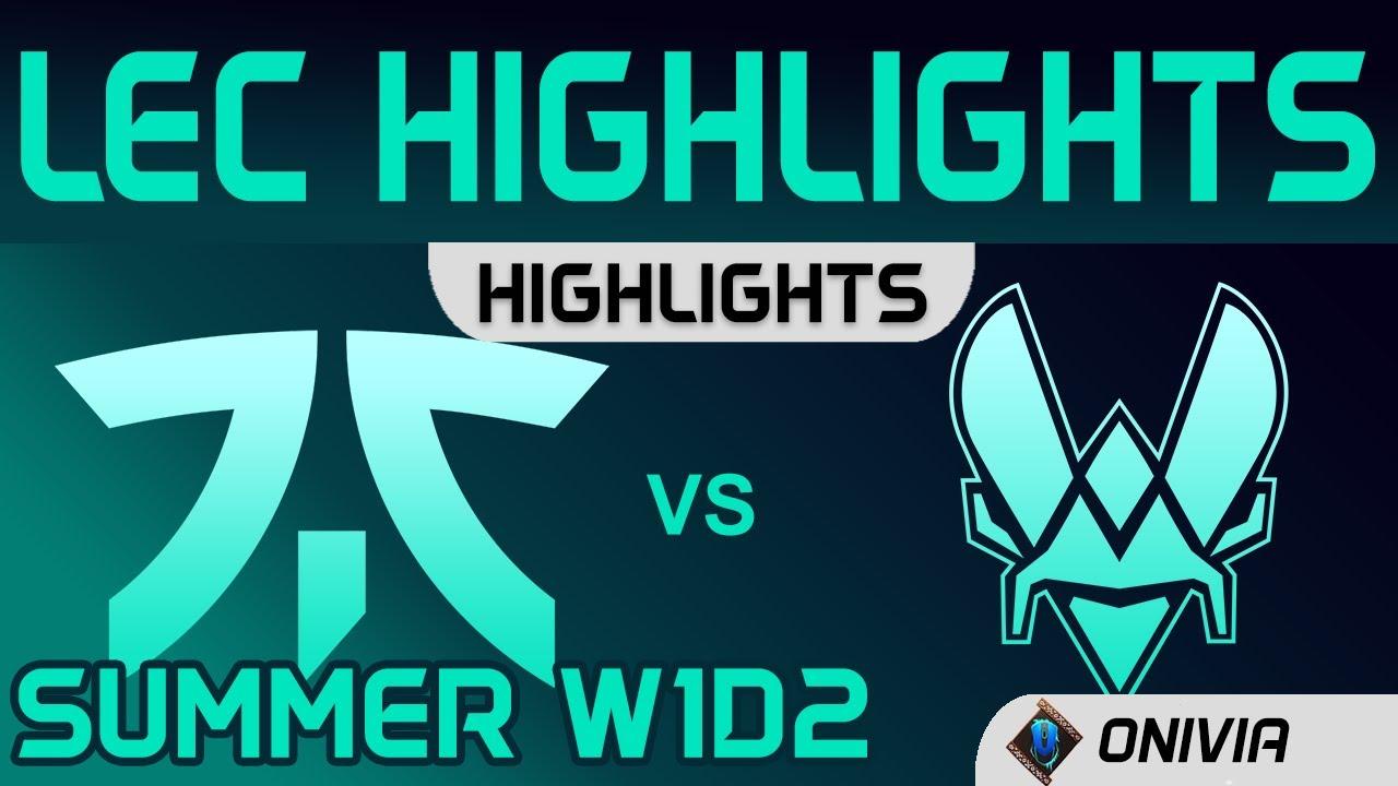 FNC vs VIT Highlights Summer W1D2 LEC Summer 2020 Fnatic vs Vitality by Onivia thumbnail