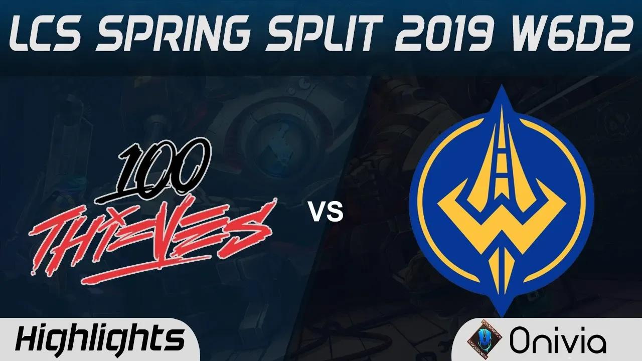 100 vs GGS Highlights LCS Spring Split 2019 W6D2 100Thieves vs Golden Guardians by Onivia thumbnail