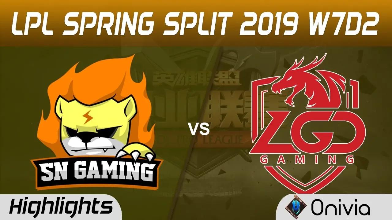 SN vs LGD Highlights Game 3 LPL Spring 2019 W7D2 Suning vs LGD Gaming by Onivia thumbnail