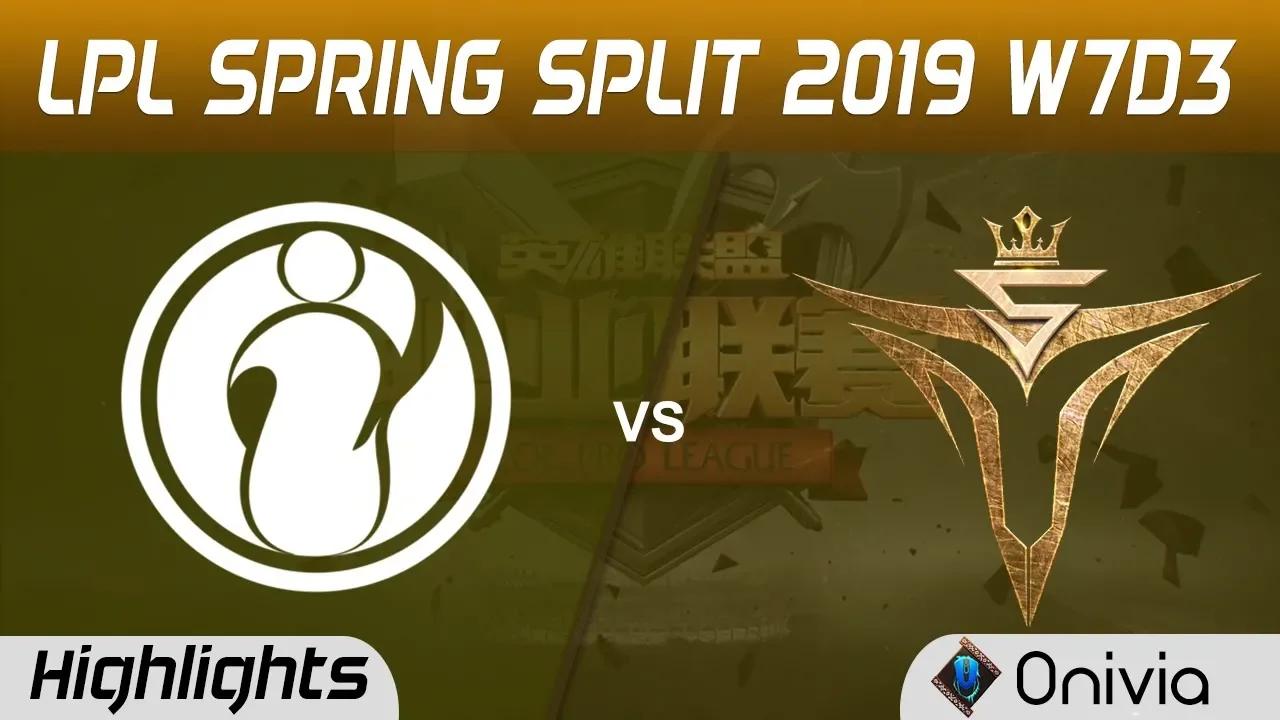 IG vs V5 Highlights Game 2 LPL Spring 2019 W7D3 Invictus Gaming vs Victory Five by Onivia thumbnail