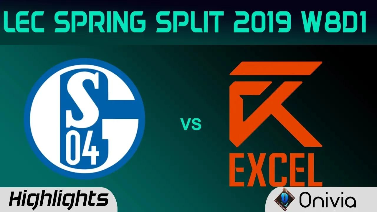 S04 vs XL Highlights LEC Spring Split 2019 W8D1 FC Schalke 04 vs Excel Esports By Onivia thumbnail