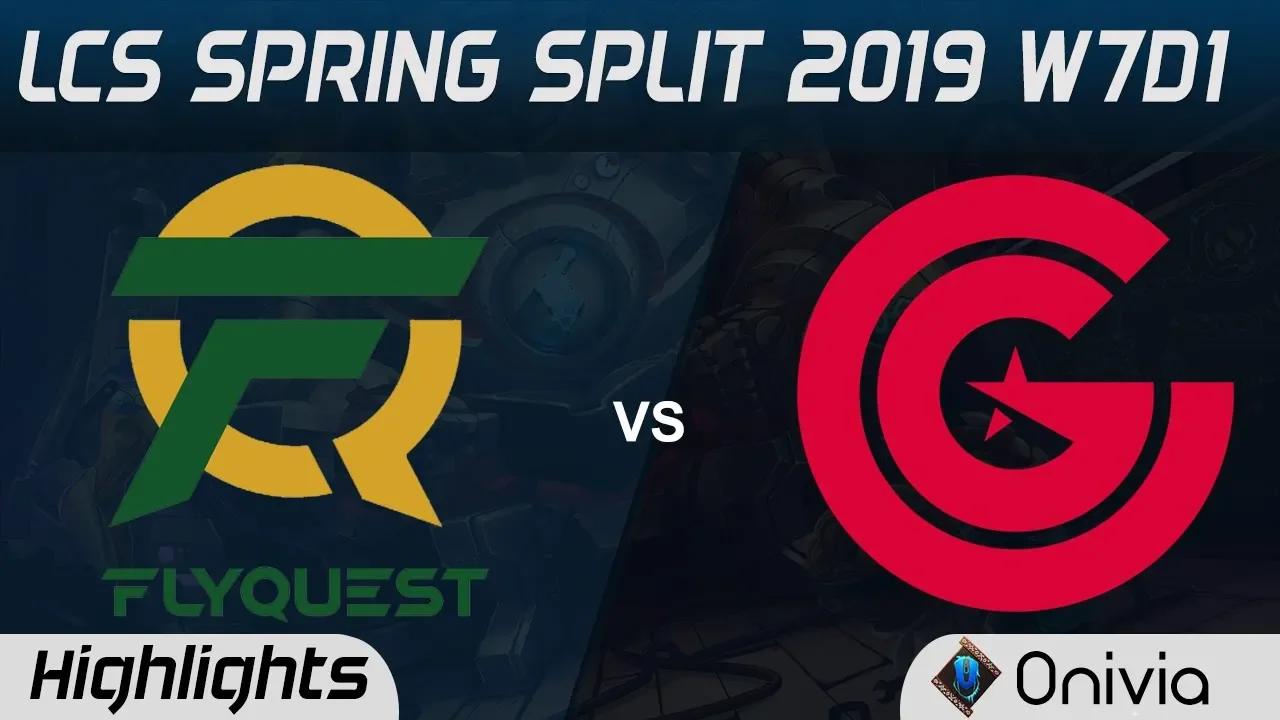 FLY vs CG Highlights LCS Spring Split 2019 W7D1 Clutch Gaming vs Flyquest by Onivia thumbnail