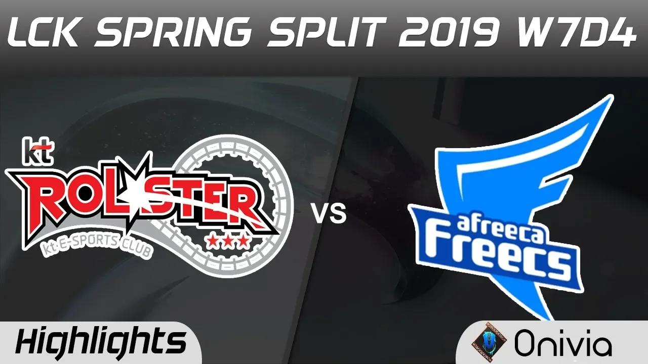 KT vs AF Highlights Game 2 LCK Spring 2019 W7D4 KT Rolster vs Afreeca Freecs by Onivia thumbnail