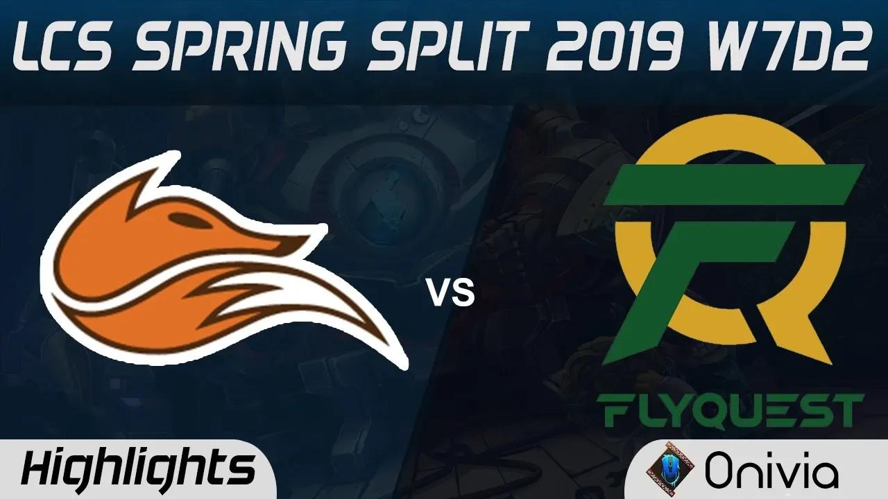 FOX vs FLY Highlights LCS Spring Split 2019 W7D2 Flyquest vs Echo Fox by Onivia thumbnail