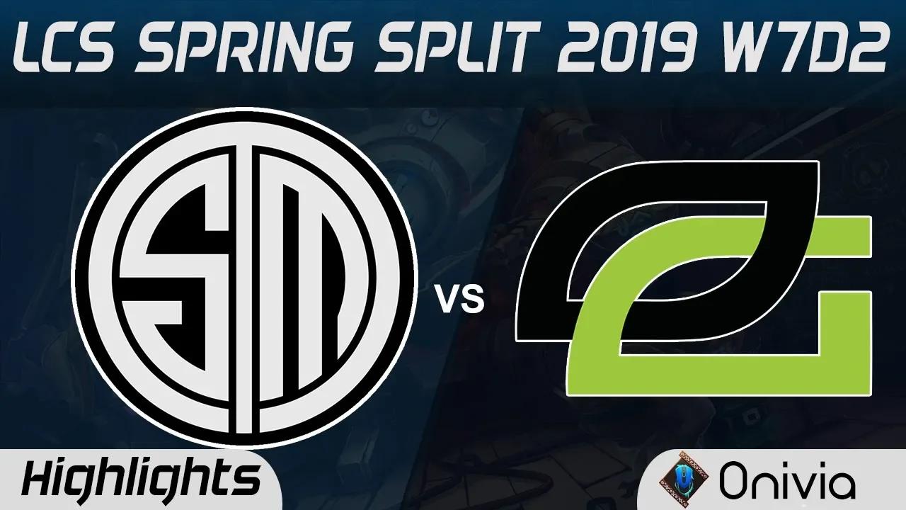 TSM vs OPT Highlights LCS Spring Split 2019 W7D2 Team Solo Mid vs Optic Gaming by Onivia thumbnail