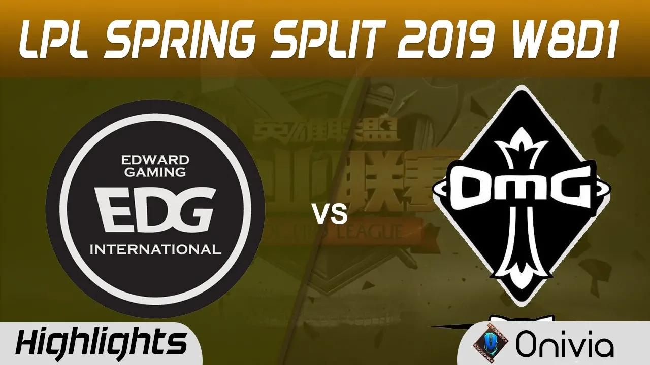 EDG vs OMG Highlights Game 1 LPL Spring 2019 W8D1 Edward Gaming vs OMG by Onivia thumbnail